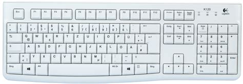 logitech kfbw keyboard usb light grey  reichelt elektronik