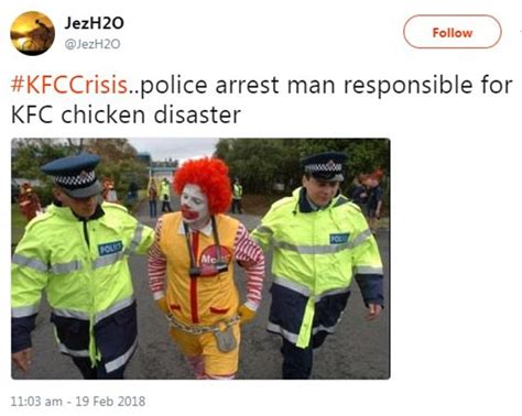 twitter users share hilarious reactions to the kfc crisis daily mail