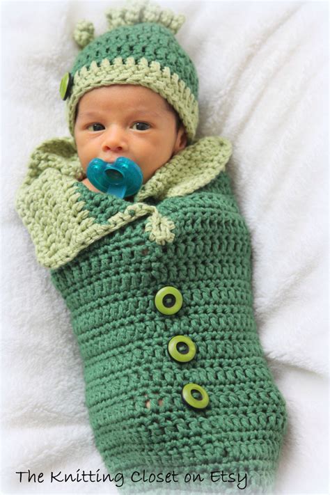 crochet baby cocoon  hat pattern newborn  theknittingcloset