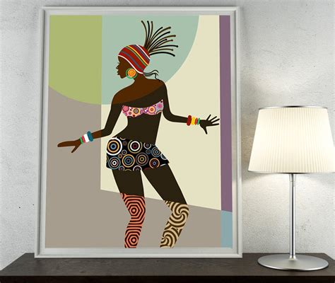 African Woman African American Art Black Woman Painting