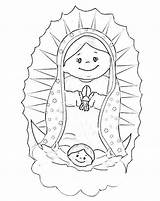 Virgencita Plis Virgen Distroller Guadalupe Imagui Porfis Animadas Pintar Onda Bajar Cuida Nueva sketch template