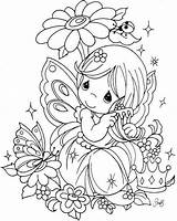 Precious Girl Moments Coloring Moment Pages Printable Kids Baby Little sketch template