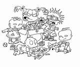 Rugrats Coloring Pages Printable Kids Sheets Drawing Cartoon Bestcoloringpagesforkids Print Christmas Network Popular Visit sketch template