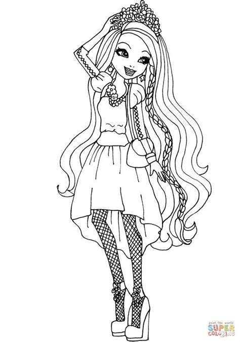 inspired image  hair coloring pages entitlementtrapcom