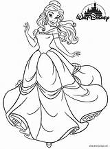 Coloring Belle Princess Pages Disney Library Clipart Clip sketch template