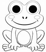 Rana Colorear Frog Dibujosonline Categorias sketch template