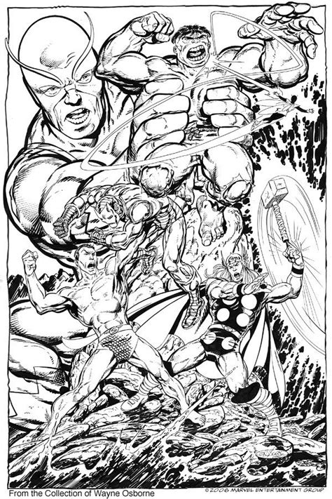 Avengers Vs Hulk And Namor By John Byrne Comic Art Comic