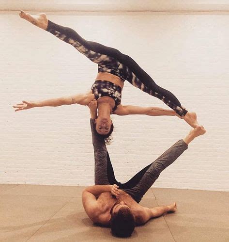 fitness weight training acro yoga poses partner yoga aerial yoga