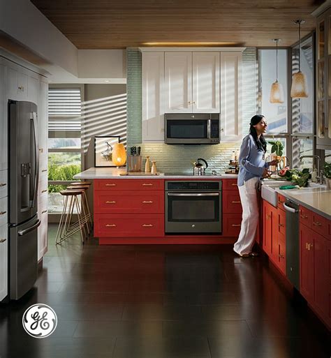 Gray In The Kitchen Is A Growing Trend And One Ge Appliances And