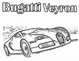 Coloring Bugatti Pages Veyron Car Road Color sketch template