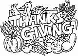 Thanksgiving Coloring Contest sketch template