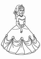 Princesse Prinzessin Kleurplaat Prinses Necklace Principessa Kleid Malvorlage Kleed Veste Bata Princesses Printen Peaksel Quelle Malvorlagen sketch template