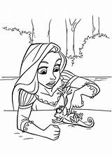 Pascal Tangled Coloring Pages Getdrawings sketch template