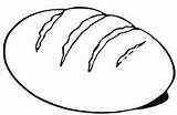 Bread Coloring Pages Colouring Loaf Kids Loaves Outline Clipart Eat Template Printable Color Drawing Clip Life Communion Slice Unleavened Print sketch template