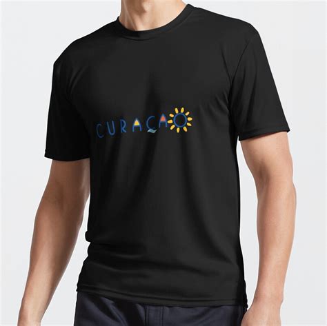 curacao active  shirt  luggagestickers redbubble
