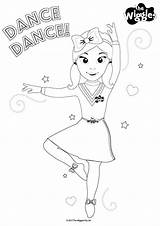 Emma Wiggles Wiggle Coloring Pages Colouring Coloriage Idées Dessin Steady Ready Print Anniversaire Fêtes Dancer Activity Color Search Birthday Find sketch template