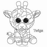 Beanie Boos Twigs Unicorn Corky Xcolorings Plushy Ty Maddie Moonlight sketch template