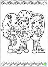 Strawberry Coloring Shortcake Kiss Pages Color Template Popular sketch template