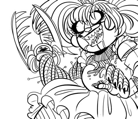 anime circus baby coloring pages silentkiller wallpaper