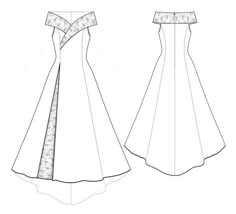 wedding dress sewing pattern    measure sewing pattern