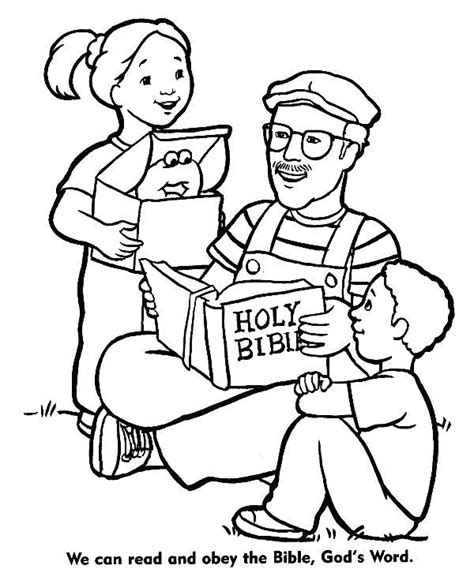 obeying god coloring pages printable coloring pages