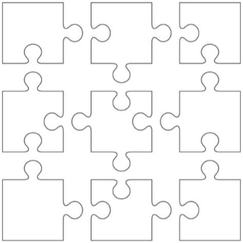 printable puzzle piece templates   collections