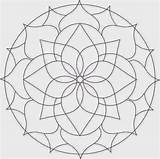 Mandalas sketch template