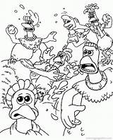 Chicken Run Pages Coloring Library Clipart sketch template
