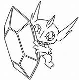 Mega Coloring Sableye Evolved Pokemon Pages Pokémon Morningkids sketch template