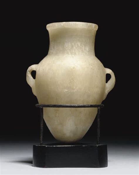 An Egyptian Alabaster Jar Late New Kingdom Third