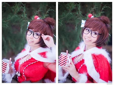 mei from overwatch cosplay mei rry christmas cosplay gaming gamers