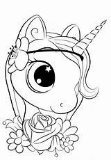 Coloring Pages Unicorn Cute Kids Animal Printable Unicorns Fairy Adult Youloveit Sheets Teenagers sketch template