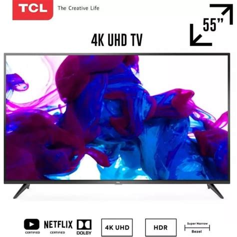Jual Tcl 55 Inch 55e3 Smart Uhd 4k Tv With Dolby Sound