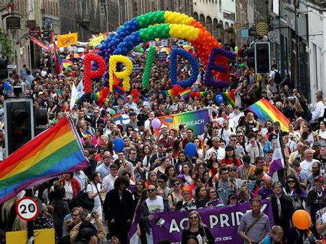 In Pictures Edinburgh Pride Parade Marks Stonewall Anniversary