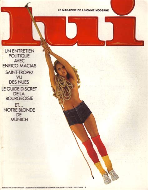 Lui 126 Juillet 1974 Magazine Back Issue Lui