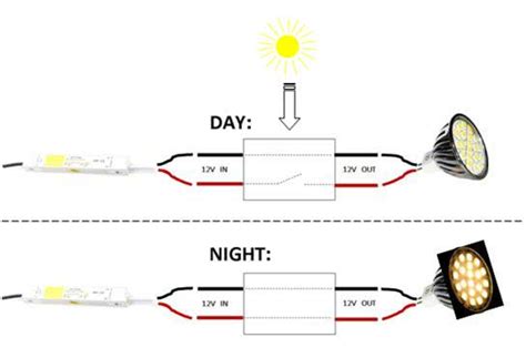 wire  day night switch diagram