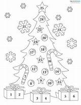Advent Calendar Christmas Coloring Printable Pages Countdown Kids Drawing Color Calendars Getcolorings Getdrawings Aztec Crafts Print Choose Board Kindergarten Templates sketch template