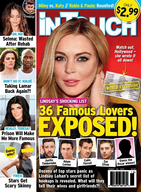 This List Allegedly Reveals Every Famous Man Lindsay Lohan Has Ever Had