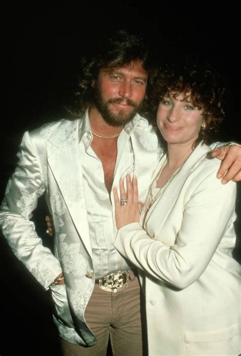 When Barry Gibb Tenderly Kissed Barbra Streisand Live On Stage At The