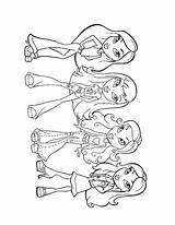 Coloring Pages Girls Cute Girl Kids Sheets Color Pretty Bratz Print Disney Printable Source Dodgeball Awesome Odd Dr Startcoloring Long sketch template