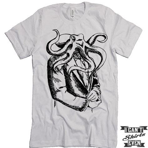 Octopus Shirt Unisex Tshirt Human Octopus Tee Octopus Drawing – I