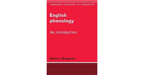 english phonology  introduction  heinz  giegerich