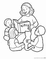 Mewarnai Sekolah Minggu Baik Perbuatan Keluarga Alkitab Membaca Ceria Kumpulan Biasanya Ukuran Ditampilkan Loves sketch template
