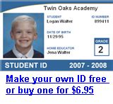 homeschool id card template    links   curriculum