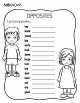 Opposites Coloring Pages Print sketch template