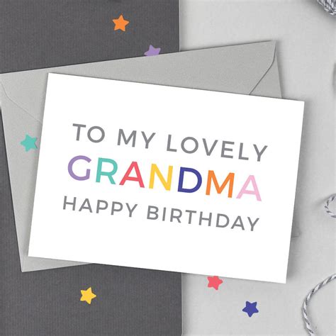 happy birthday grandma card  studio