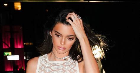 kendall jenner flashes almost everything dressed in a completely see
