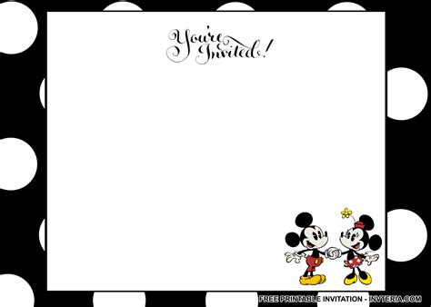 cool  printable mickey mouse printable birthday invitations