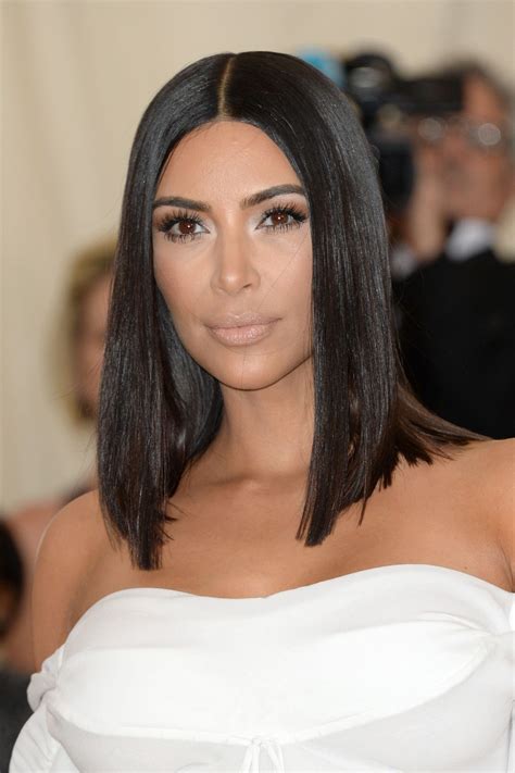 Kim Kardashian West At The 2017 Met Gala Haircuts For Medium Hair