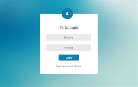 Portal Login Form Responsive Widget Template Free Download Nude Photo